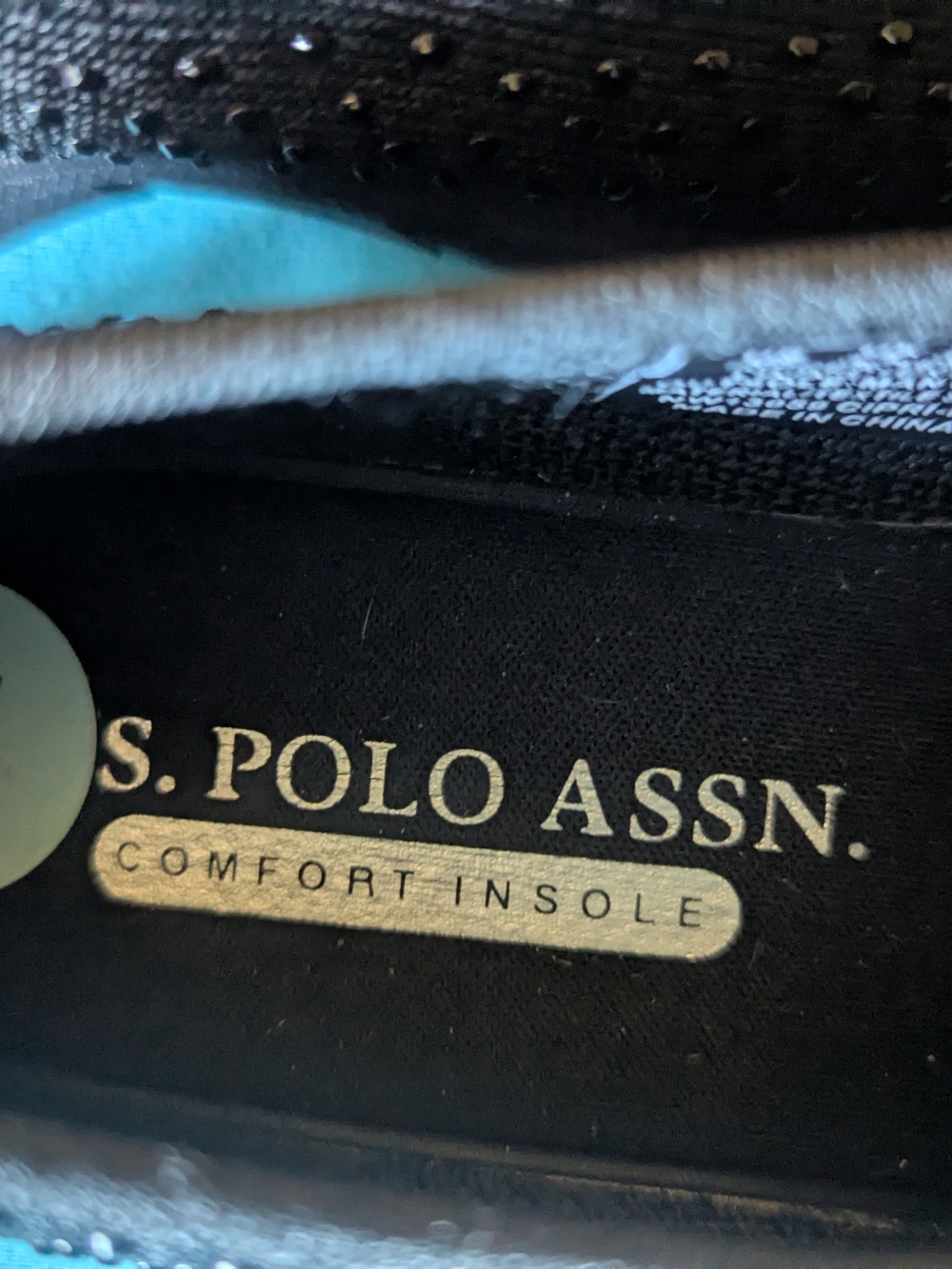 U.S. Polo Assn. Black Slip-On Shoe - Picture 2 of 5